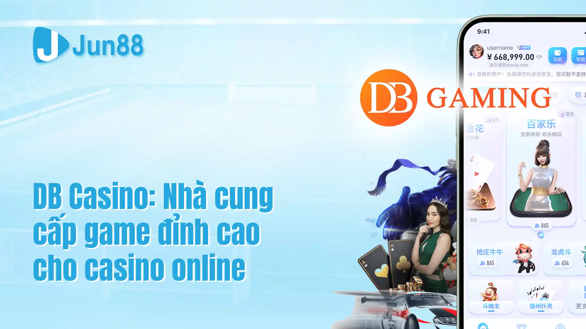 DB Casino_ Nhà cung cấp game đỉnh cao cho casino online
